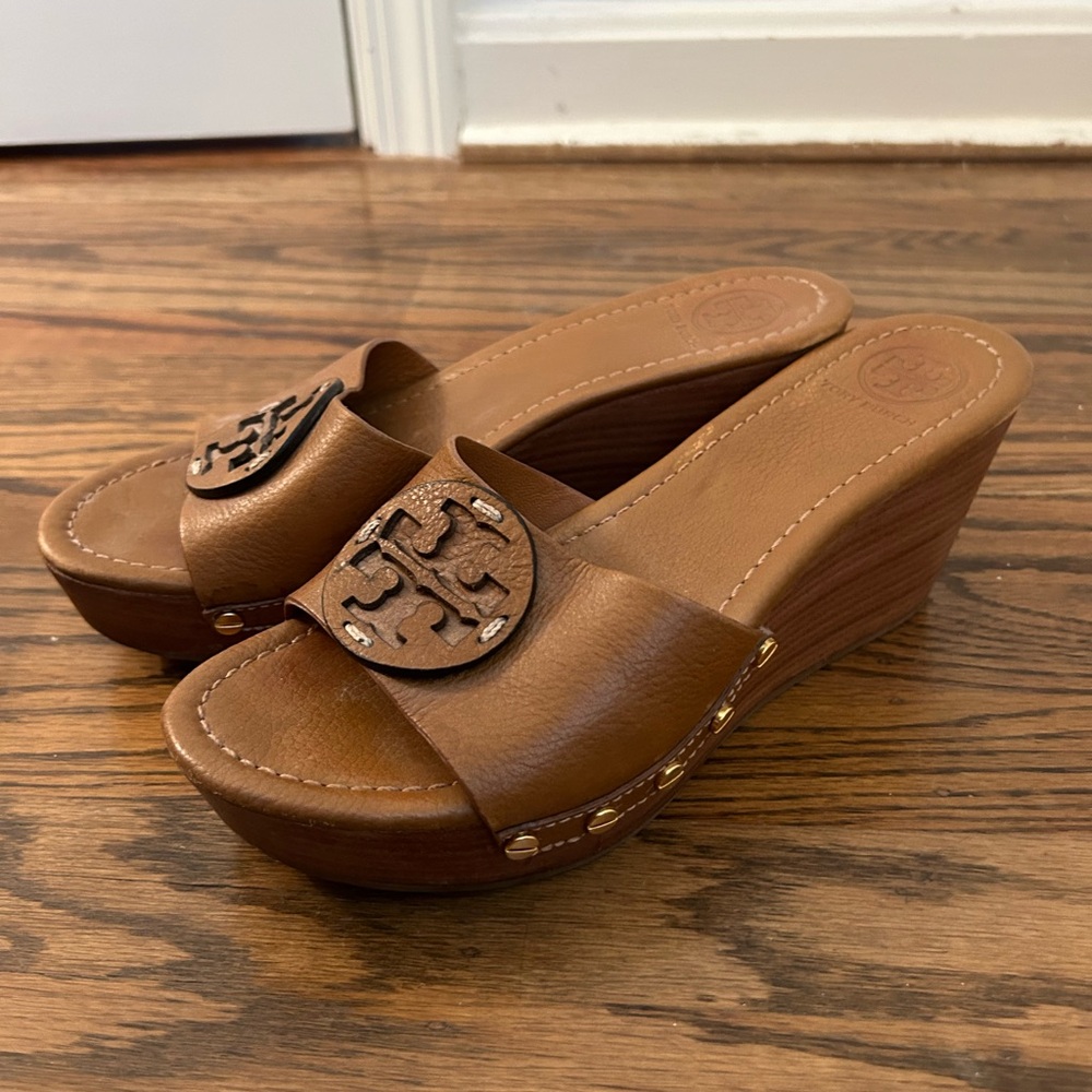 Tory Burch wedge slides